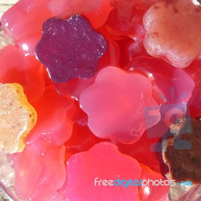 Home Made Gummies Candy Stock Photo