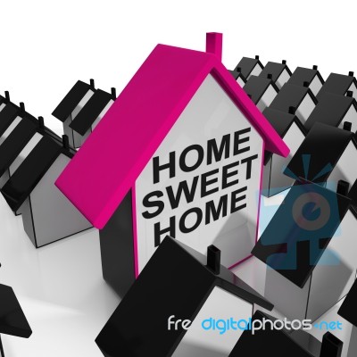 Home Sweet Home House Cozy And Familiar Stock Image