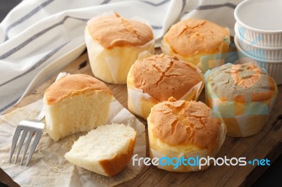 Honey Soft Cheese Cake Sweet Pastries Dessert Yummy Bakery Rustic Still Life Closeup Stock Photo