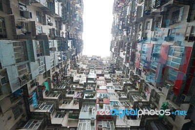 Hong Kong Apartment Stock Photo