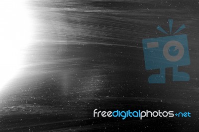 Horizontal Black And White Dirty Film Scan Textured Background Stock Photo