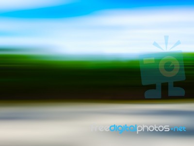Horizontal Blurry Abstract Happy Landscape Background Backdrop Stock Photo