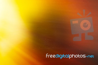 Horizontal Orange Dirty Film Scan Textured Background With Light… Stock Photo