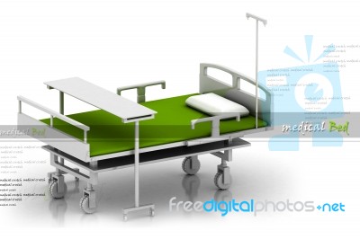 Hospital Bed Stock Image