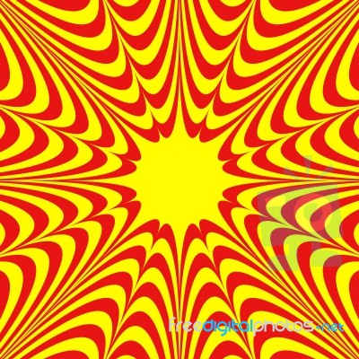 Hot Blast Abstract Background Stock Image
