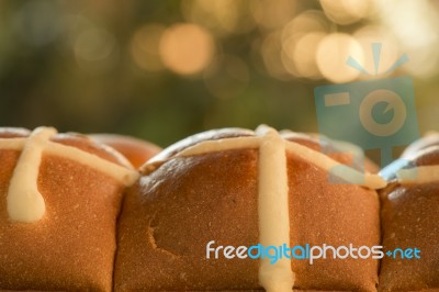 Hot Cross Buns Stock Photo