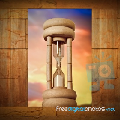 Hourglass Stock Photo