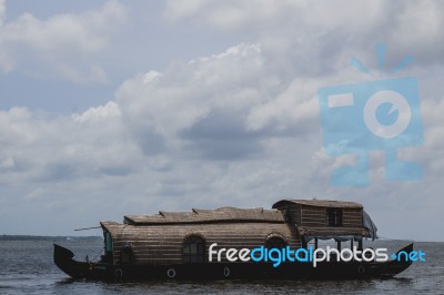 House Boat Stock Photo