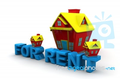 House For Rent Stock Image House For Rent Stock Image