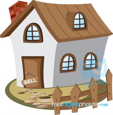 House For Sell Stock Image