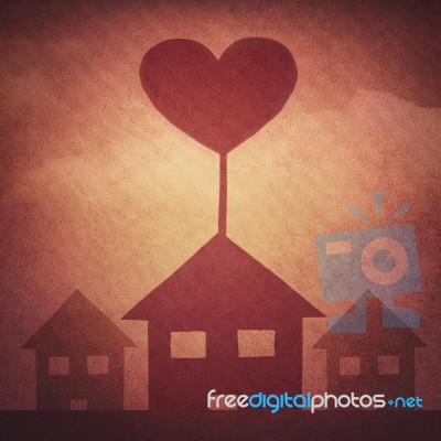 House Of Love Stock Photo