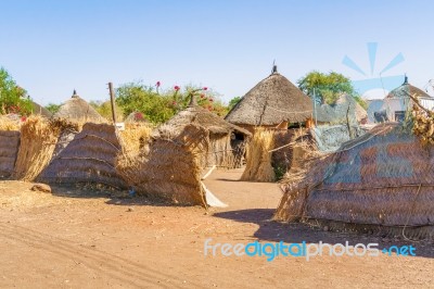 Houses In Rashid,  Sudan Stock Photo