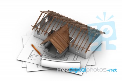 Housing Project Stock Image