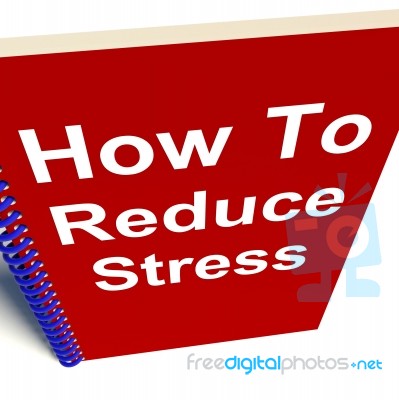 How To Reduce Stress On Notebook Shows Reducing Tension Stock Image