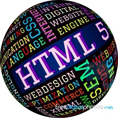 Html 5 Stock Image