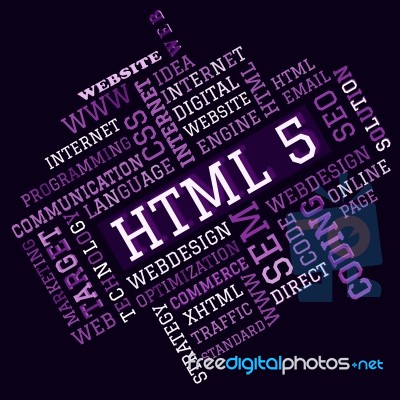 Html 5 Stock Image