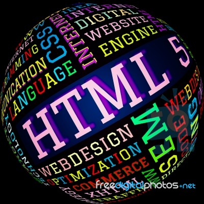 Html 5 Stock Image