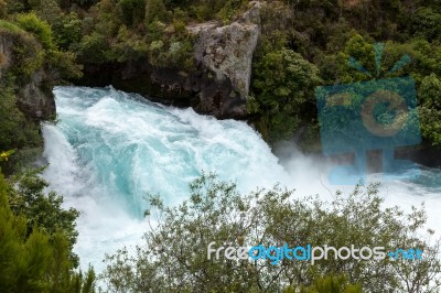 Huka Falls Stock Photo