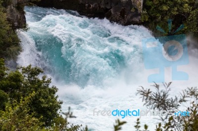 Huka Falls Stock Photo
