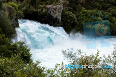 Huka Falls Stock Photo