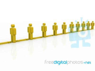 Human Chain Stock Image Human Chain Stock Image