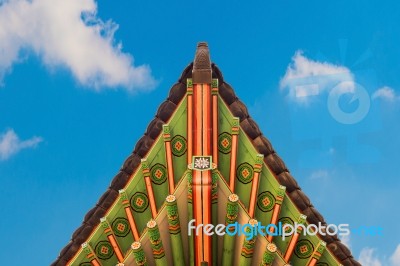 Hwaseong Fortress In Suwon,famous In Korea Stock Photo