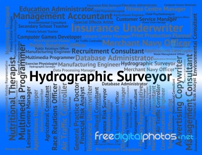 Hydrographic Surveyor Meaning Oceanic Position And Hire Stock Image