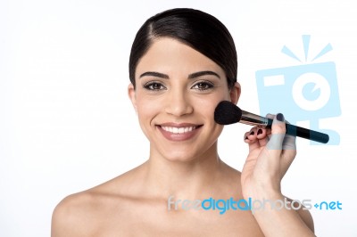 I Am In A Final Touch Up Stock Photo