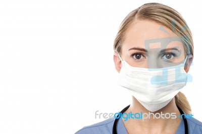 I Am On Duty Stock Photo