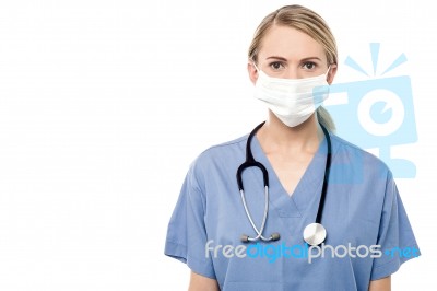 I Am Ready For The Surgery ! Stock Photo