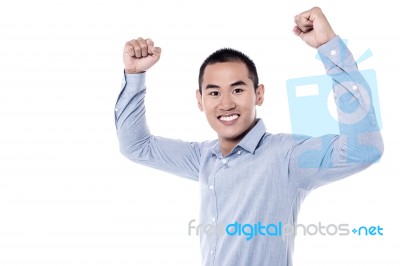 I Am Selected! Stock Photo