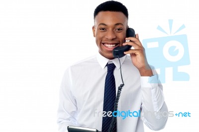 I Am So Glad To Hear You ! Stock Photo