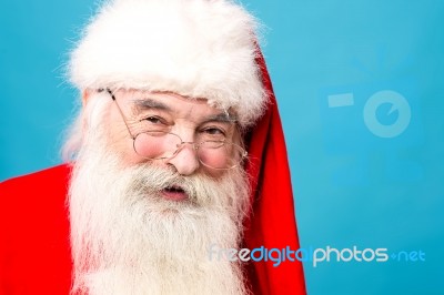 I Am The Santa ! Stock Photo