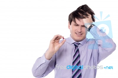 I Can't Bare The Pain! Stock Photo
