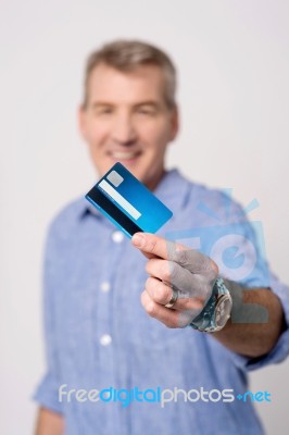 I Got My New Credit Card ! Stock Photo I Got My New Credit Card ! Stock Photo