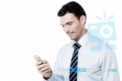 I Got Your Message Stock Photo