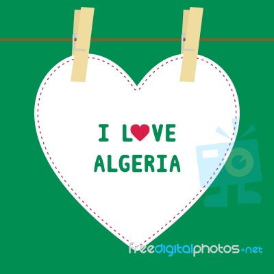 I Love Algeria5 Stock Image