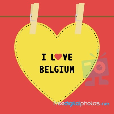 I Love Belgium5 Stock Image