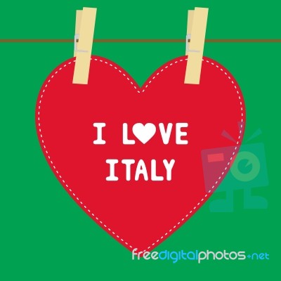 I Love Italy5 Stock Image