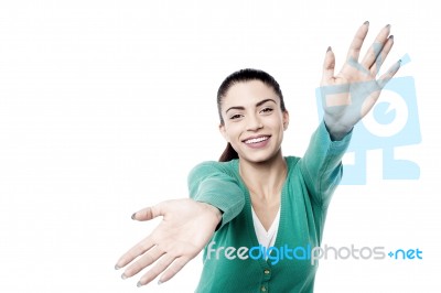 I Will Catch You ! Stock Photo