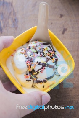 Ice Cream Colourful Stock Photo