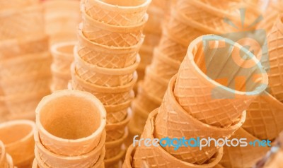 Ice Cream Cones Stock Photo