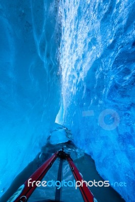 Ice Wall Stock Photo