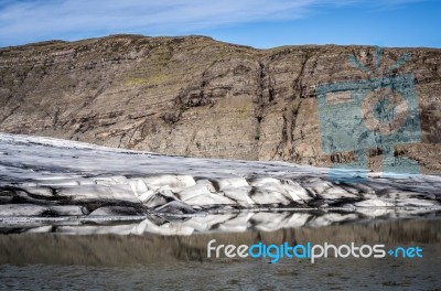 Iceland Glaciers Stock Photo