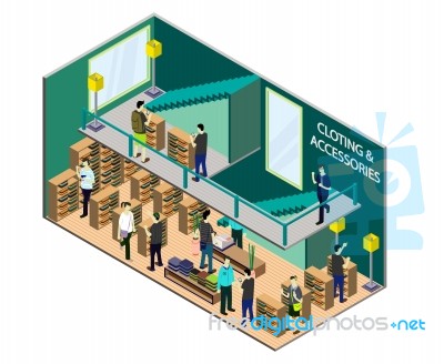 Illustration Of Info Graphic Interior  Room Concept Stock Image