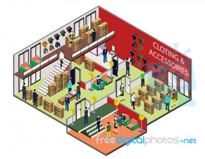 Illustration Of Info Graphic Interior  Room Concept Stock Image