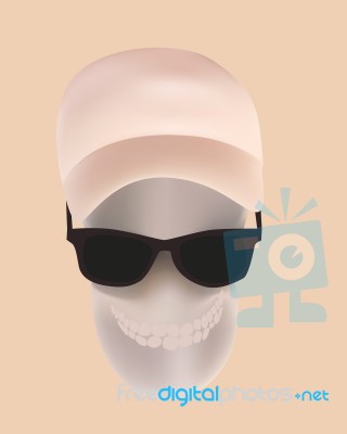  Illustration Of Skull Stock Image