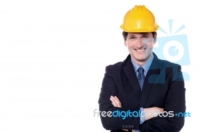 I'm Here To Construct A New Building! Stock Photo