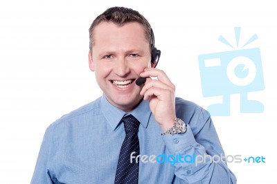 I'm Here To Help You! Stock Photo