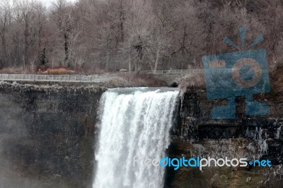 Image With The Beautiful Waterfalls Stock Photo